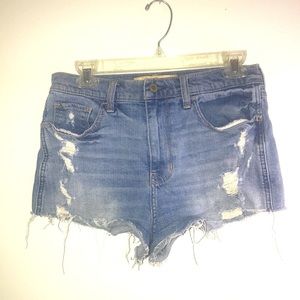 Hollister Vintage High Rise Shorts Sz 7/28